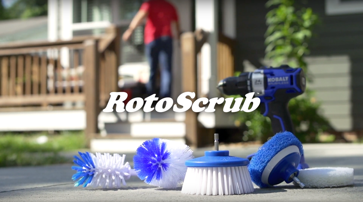 RotoScrub Cleaning Kit Attachment in the Drill Parts & Attachments  department at